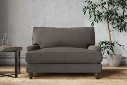 nkuku Marri Love Seat - Make To Order - Brera Linen Granite - No Colour