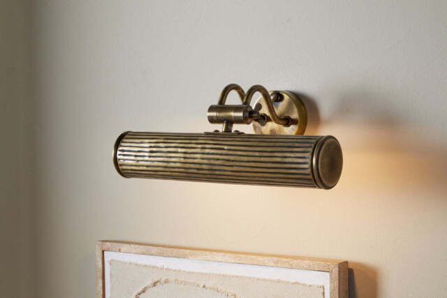 nkuku Tinje Picture Wall Light - Lights - One Size - Antique Brass
