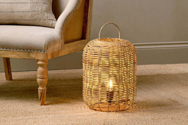 nkuku Noko Rattan Lamp - Lamps - Brown - Natural