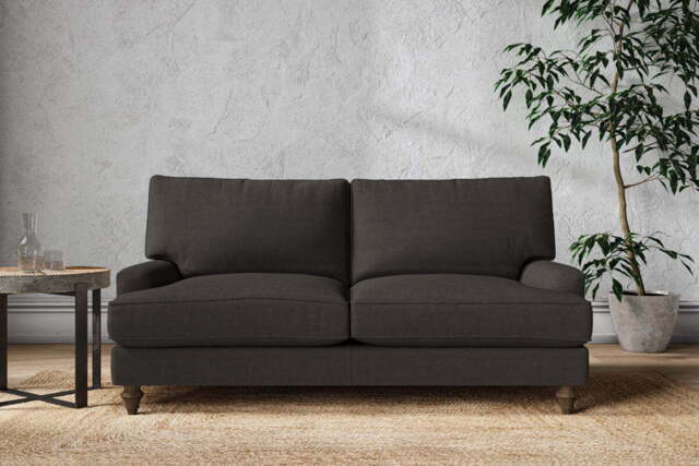 nkuku Marri Sofa - Make To Order - Medium - Brera Linen Espresso