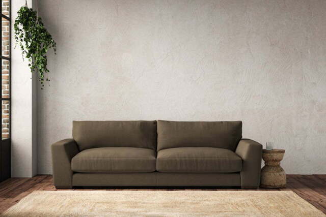nkuku Guddu Sofa - Make To Order - Grand - Brera Linen Chestnut