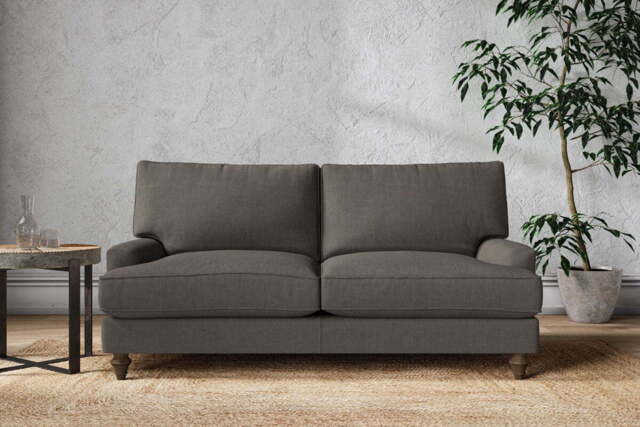 nkuku Marri Sofa - Make To Order - Medium - Brera Linen Granite