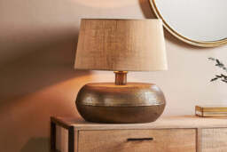 nkuku Lumbu Lamp - Lamps - Large - Antique Brass