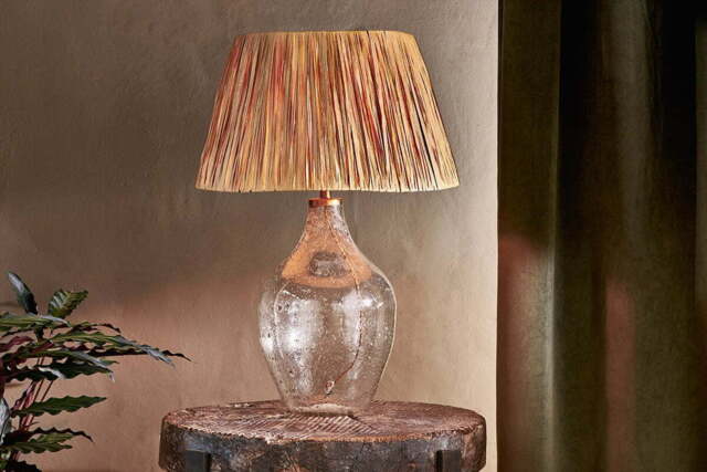 nkuku Damini Recycled Glass Table Lamp - Lamps - One Size - Clear