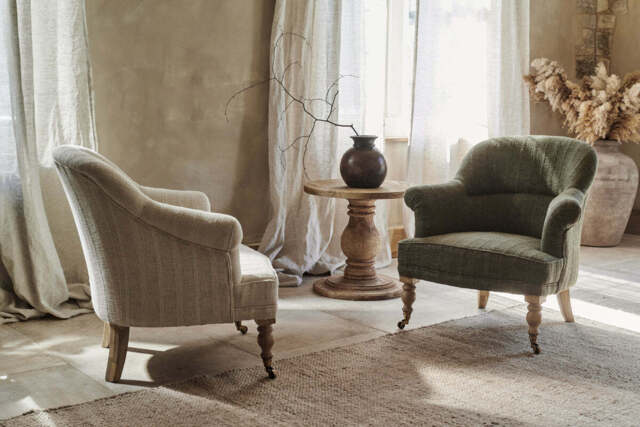 nkuku Kiana Cotton Armchair - Seating - One Size - Natural