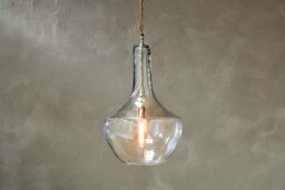 nkuku Agatarla Recycled Glass Pendant - Lights - Large - Clear