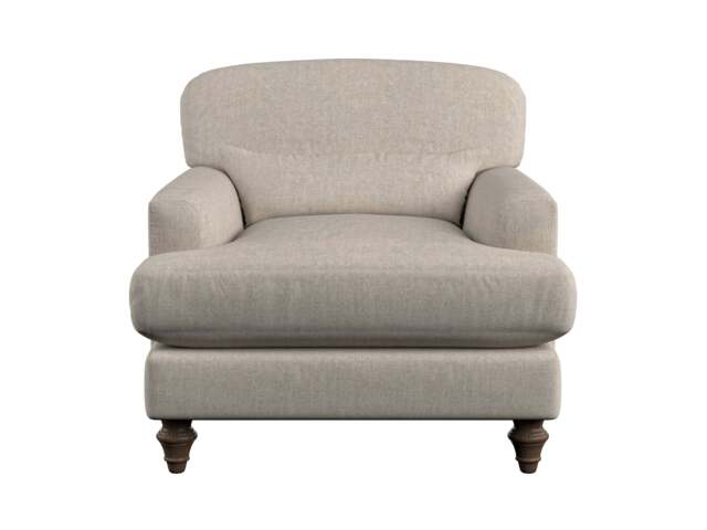 nkuku Deni Armchair - Make To Order - One Size - Brera Linen Natural