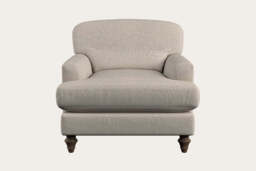 nkuku Deni Armchair - Make To Order - Brera Linen Natural - No Colour
