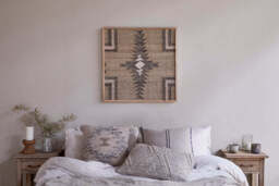 nkuku Katong Textured Wall Art - Decorative Accessories - One Size - Grey