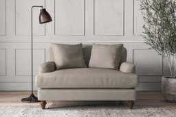 nkuku Deni Love Seat - Make To Order - Recycled Cotton Flax - No Colour