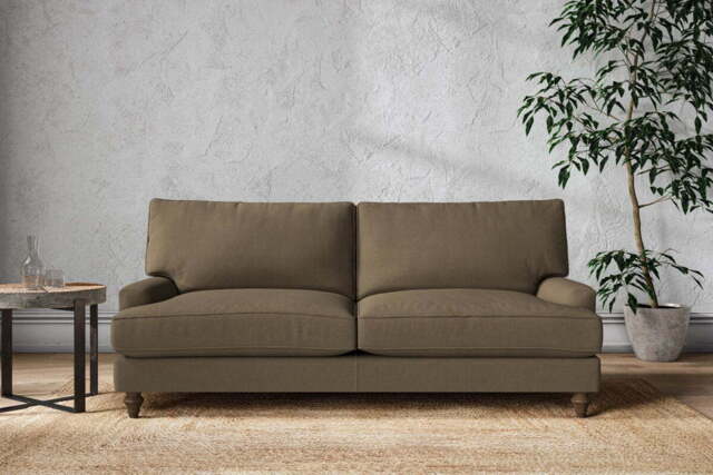 nkuku Marri Sofa - Make To Order - Large - Brera Linen Chestnut