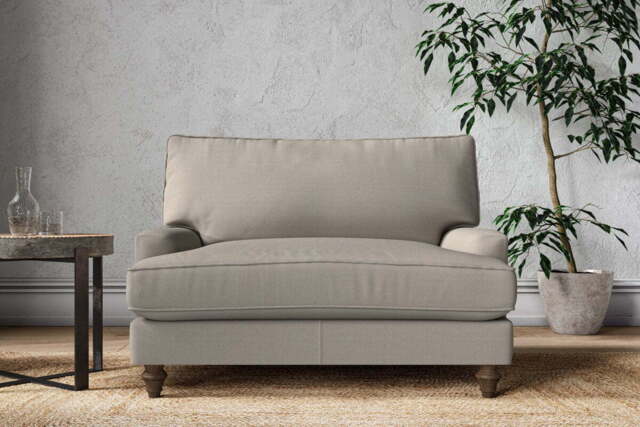nkuku Marri Love Seat - Make To Order - One Size - Recycled Cotton Flax
