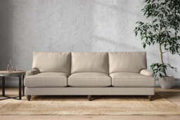 nkuku Marri Sofa - Make To Order - Super Grand - Recycled Cotton Stone