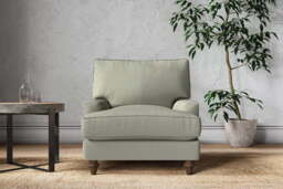nkuku Marri Armchair - Make To Order - Recycled Cotton Seaspray - No Colour