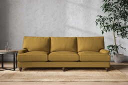 nkuku Marri Sofa - Make To Order - Super Grand - Recycled Cotton Ochre