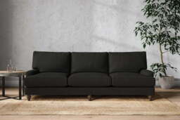 nkuku Marri Sofa - Make To Order - Super Grand - Brera Linen Charcoal