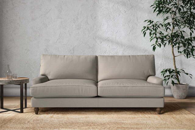 nkuku Marri Sofa - Make To Order - Large - Recycled Cotton Flax