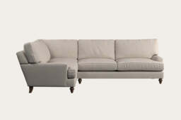nkuku Marri Left Hand Corner Sofa - Make To Order - Grand - Recycled Cotton Navy