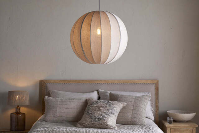 nkuku Dharini Linen Lampshade - Shades - One Size - Natural