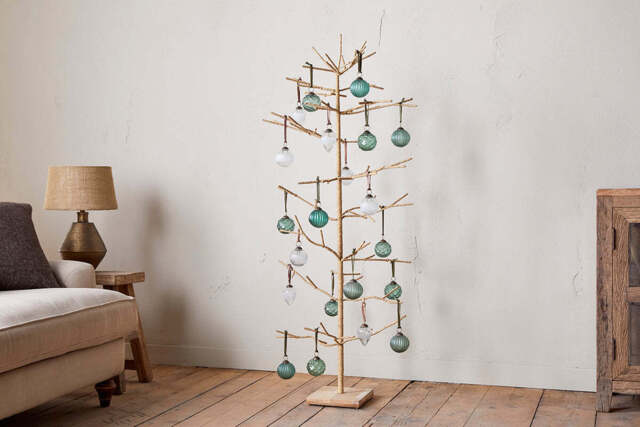 nkuku Mala Base Jute Tree - Christmas Decorations - Extra Large - Natural