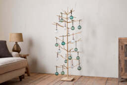 nkuku Mala Base Jute Tree - Christmas Decorations - Extra Large - Natural