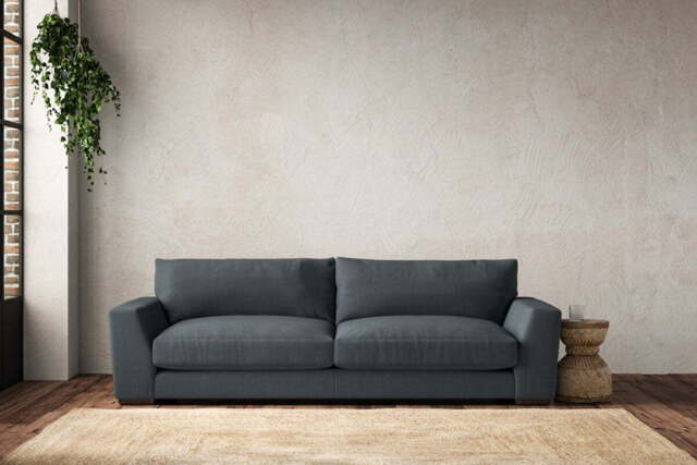 nkuku Guddu Sofa - Make To Order - Grand - Brera Linen Dusk