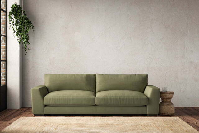 nkuku Guddu Sofa - Make To Order - Grand - Brera Linen Sage