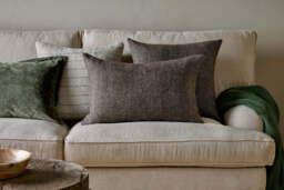 nkuku Dilli Wool Cushion Cover - Textiles - Sage Green - 60 x 40 cm