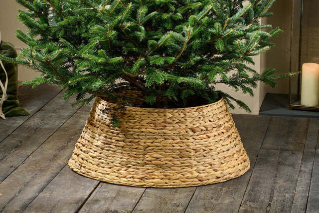 nkuku Rani Tree Skirt - Christmas Decorations - One Size - Natural