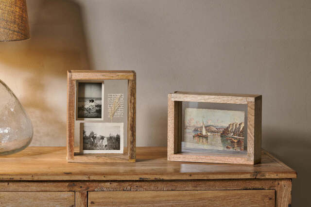 nkuku Indu Standing Frame - Decorative Accessories - Mango Wood - 8 x 10