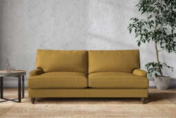 nkuku Marri Large Sofa - Make To Order - Recycled Cotton Ochre - No Colour
