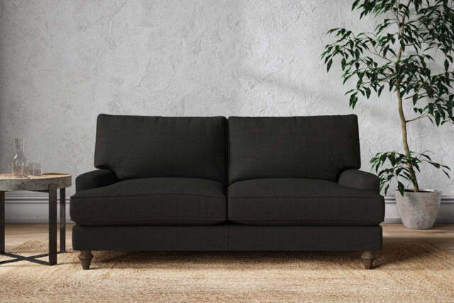 nkuku Marri Sofa - Make To Order - Medium - Brera Linen Charcoal