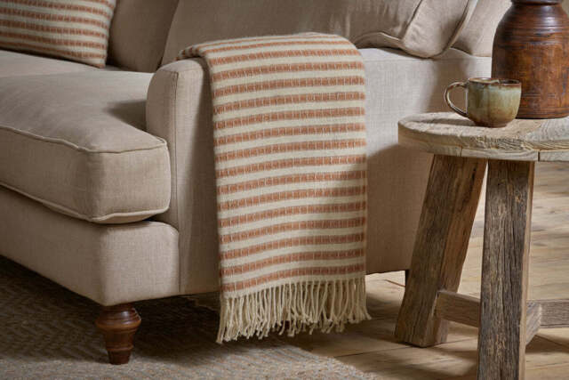 nkuku Sanval Wool Throw - Textiles - One Size - Rust