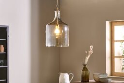 nkuku Kalsi Recycled Glass Pendant Light - Lights - Large - Lustre