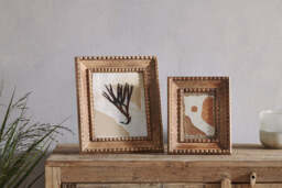 nkuku Hansika Mango Wood Frame - Decorative Accessories - Natural - 8 x 10
