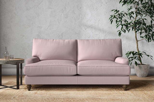 nkuku Marri Sofa - Make To Order - Medium - Recycled Cotton Lavender
