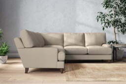 nkuku Marri Large Corner Sofa - Make To Order - Recycled Cotton Stone - No Colour