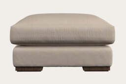 nkuku Guddu Dining Footstool - Make To Order - Medium - Recycled Cotton Natural