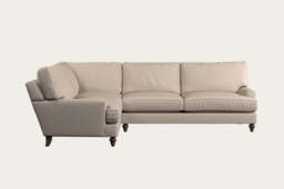 nkuku Marri Left Hand Corner Sofa - Make To Order - Grand - Recycled Cotton Natural