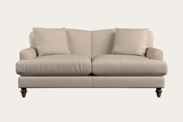nkuku Deni Sofa - Make To Order - Medium - Recycled Cotton Natural