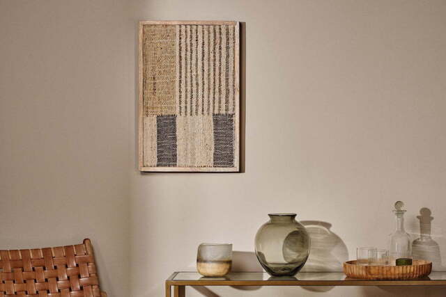 nkuku Gaiva Textile Wall Art - Decorative Accessories - One Size - Natural