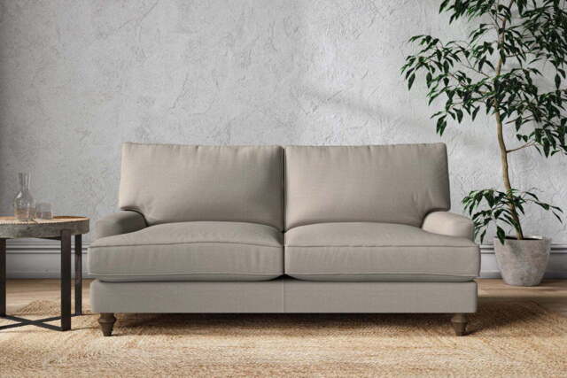 nkuku Marri Sofa - Make To Order - Medium - Recycled Cotton Flax