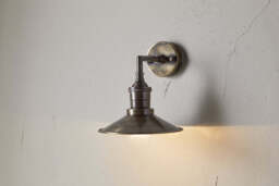 nkuku Najja Brass Wall Lamp - Lights - One Size - Antique Brass