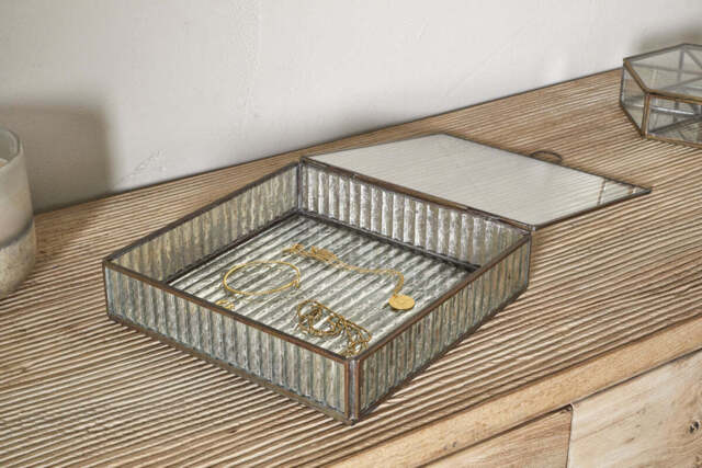 nkuku Malita Jewellery Box - Gifting - One Size - Antique Brass