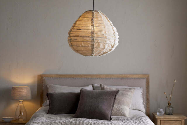 nkuku Hirana Linen Lampshade - Shades - One Size - Natural