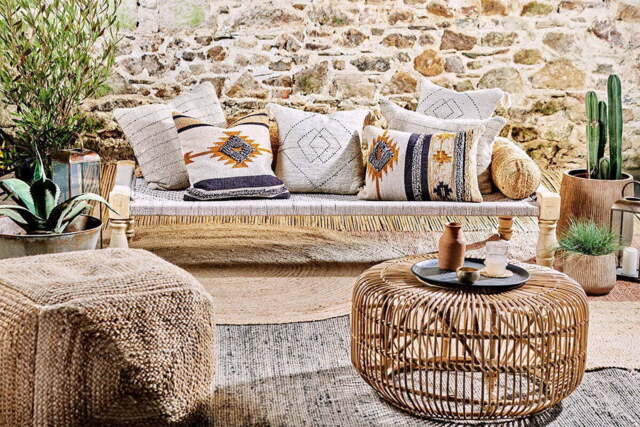 nkuku Kutumba Mango Day Bed - Garden - One Size - Natural