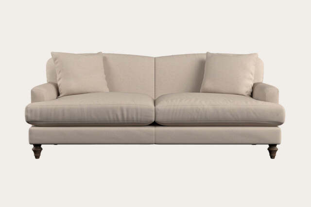 nkuku Deni Large Sofa - Make To Order - Recycled Cotton Natural - No Colour