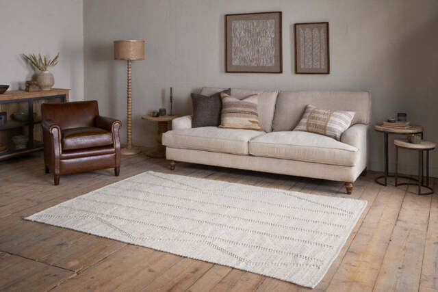 nkuku Shanti Wool & Cotton Rug - Rugs - Natural - 150 x 240 cm