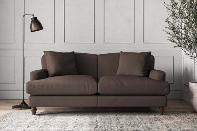 nkuku Deni Sofa - Make To Order - Medium - Recycled Cotton Mocha