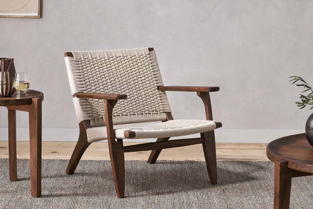 nkuku Surat Woven Lounger - Seating - One Size - Natural